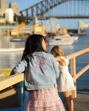 [Belle & Bloom] Sweet Like Me Denim Jacket - Stonewash