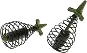 2pcs fixed point fishing spring nest maker metal fishing nest bait nest fishing, Durable Lure Set | Rustproof Fishing, Carp Tackle Gear for Adults, Beginners, Experts, Outdoor Fishing Accessories Kit