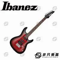 在飛比找樂天市場購物網優惠-Ibanez 電吉他 GRX60QA /紅色虎紋 / 原廠公