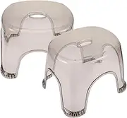 Mikinona Multi-Purpose Plastic Stool One Step Stool Sturdy Portable for Home Use