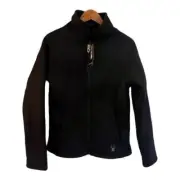 SPYDER Stella Women's Sherpa Lined Knit Jacket in Black NEW
