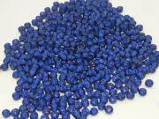 Vintage Transparent Montana Sapphire Blue TOHO Glass Seed Beads 8/0 Japan