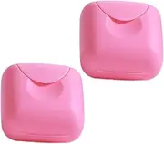 SOPOTUTU 2Pcs Portable Storage Box Compact Tampon Carrier for Women Durable Holder for Travel and Daily Use