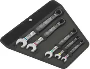 WERA 6003 5 Piece Joker Combination Spanner Set,8mm,10mm,13mm,17mm,19mm, 020230