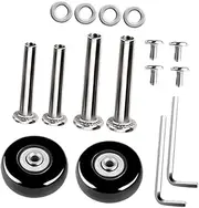 CHILDWEET 1 Set luggage suitcase Wheels trolley trolley case maintenance luggage wheel replacement rubber suitcase wheels luggage replacement wheels car detachable bags rubber caster