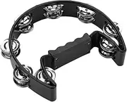 CIMAXIC Double Row Handheld Tambourine Ergonomic Percussion Instrument for Parties Concerts and Classes Fun Musical Present for All Ages