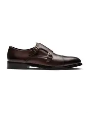 [Aquila] Lincoln Monk Strap Shoes in Brown