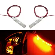 Yellow 5050-SMD LED Strip For Car Interior Motorcycle Atmosphere Light Universal