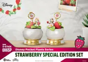 Beast Kingdom Mini D Stage Disney Pocket Plants Series Strawberry Special Edition Set Chip n Dale
