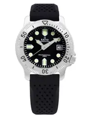 RATIO FreeDiver Professional Sapphire Black Dial Quartz RTF021 200M Mens Watch