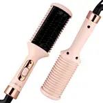 最新 ALBRILLO【日本代購】迷你版 負離子直髮燙捲髮器造型防靜電防燙 - 粉色