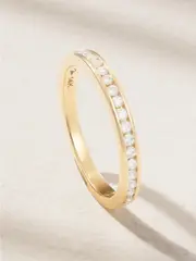 [Melissa Joy Manning] Melissa Joy Manning - 14-karat Recycled Gold Diamond Ring - 6 6 Gold