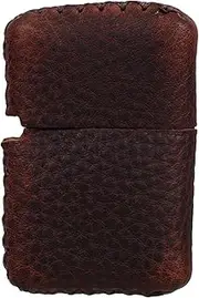 [FOMIYES] Lighter Case Outdoor Lighter Cover Lighter Waist Cases Lighter Protection Covers Cigarette Lighter Holders Cigarette Lighter Protective Sleeve Lighter Pouches Brown Cowhide