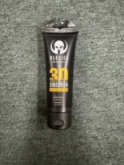 (24) Warrior SPF 30 Sunscreen Lotion with Mineral Formula Sensitive Skin 3 oz