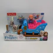 Fisher-Price Little People Disney Frozen Kristoff's Sleigh with Anna & Sven Toy