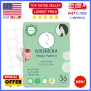 36ct Overnight Acne Patches Fast-Acting Hydrocolloid Spot Treatment for Pimples