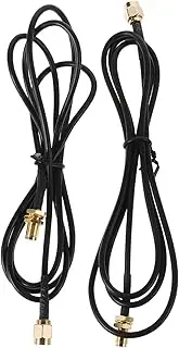 LAPYAPPE 2pcs SMA Male to Female Extension Cable for Antenna Router Coax Cable for Improved WiFi Signal Easy Installation for Wireless Devices Boost Network Performance Wide Compatibility