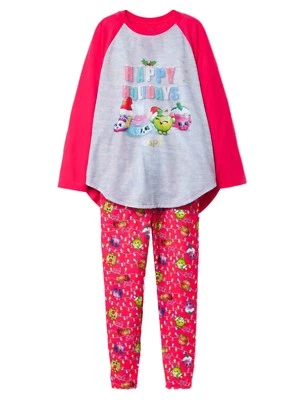 Shopkin Girls Sneaky Wedge Apple Blossom Cupcake Chic Pajamas Sleep Set Medium
