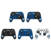 OFFICIAL INTER MILAN BADGE VINYL SKIN DECAL FOR NINTENDO SWITCH PRO CONTROLLER