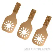 3 x Oscillating Narrow finger size Carbide Blade-older Fein Multimaster model