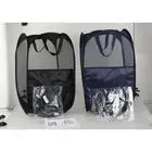 Folding Laundry Basket 75L Collapsible Washing Basket Pop Up Mesh Laundry Whwbq