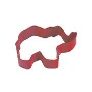 Bakeria Precise Clean Effortless Polyresin Cookie Cutter 9cm - Elephant Red