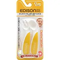 在飛比找DOKODEMO日本網路購物商城優惠-[DOKODEMO] 愛迪生媽媽叉子和勺子寶寶檸檬換右手