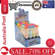 Fizzy Fun Mixed-Fruit Sherbet Bottles 18g, Plastic Bubble Maker Party Pack of 24