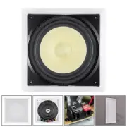 300W 10" In Wall Passive Subwoofer Audio Speaker Fiber 8-ohms 33~230Hz 88dB