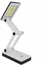 [New Version] TOMOL Super Bright COB LED Portable Desk Lamp Travel Lamp :Foldable Touch Sensitive Control 3 Adjustable Brightness Levels Battery and USB Powered