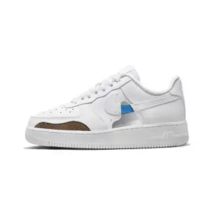 【NIKE 耐吉】Nike Air Force 1 Low 07 Cut Out White 鱷魚紋 簍空 休閒鞋 FB1906-100