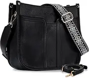 [Chase Chic] Crossbody Bags for Women, Vegan Leather Hobo Handbags Trendy Ladies Shoulder Bag Purse with 2 Adjustable Straps