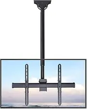 Ceiling TV Hanger Bracket with Telescopic Rotating Design for Space Saving LWX