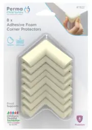 2 x Perma Child Safety Foam Corner Protectors Easy Self Installation – 8 Pack