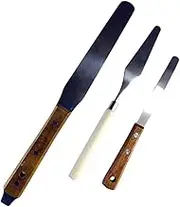 3Pcs Paint Knife Spatulas Pallet Knives Mixing Scrapers Versatile Painting Mixing Oil Paint Knives for Acrylic Painting Canvas