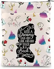 Beauty Inspired Book Sleeve Belle Princess Gifts Fairytale Lover Gift A Tale as Old as Time Gift Belle Fans Book Cover (Princess Dreamy BS)