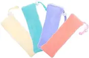 CRILSTYLEO 4pcs for Bath Soap Saving Shower Soap Pouches Exfoliating Pouches Portable Bathing Accessories