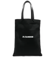 Jil Sander Large Logo Print Tote