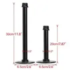 Pipe Shelf Bracket Black Tube Wall mounted Decor Industrial Space saving