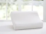 Dreamaker 100% Natural Contoured Pincore Latex Pillow 60x40cm