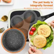 4 Holes Pancake Pan for Breakfast Kitchen Utensils Eggs Non-Stick Fried Egg Panδ