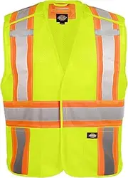 [Dickies] Workwear High-Visibility 5 Point Tear Away Vest, SM Yellow