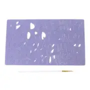 Cake Tool Acrylic Numbers Embossed Cutter Mold Cookie Cutter Stamp Set