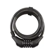ONGUARD LOCK OG CBL 8160 NEON COMBO COIL 6fx10mm w/BRKT BK