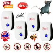 4X Ultrasonic Electronic Pest Mouse Cockroach Repeller Reject Insect Killer CG