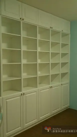 【歐雅系統家具】鄉村風書櫃 新古典風 展示收納櫃