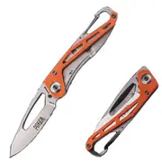 HX OUTDOORS ZD-009A EDC Portable Folding Knife Survival Saber Knife Wallet Knife Orange