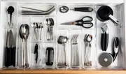 Clear Drawer Organiser Trays Set of 20