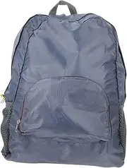 Gogogmee Stylish Folding Backpack for Travel and Outdoor Activities Unisex Design Large Capacity Sports Bag Lightweight and Durable Grey Backpack