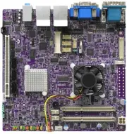 Intel Atom 1.8GHz DVI DSUB PCI Mini PCIE CF 3x SATA LAN 12V Mini ITX Motherboard